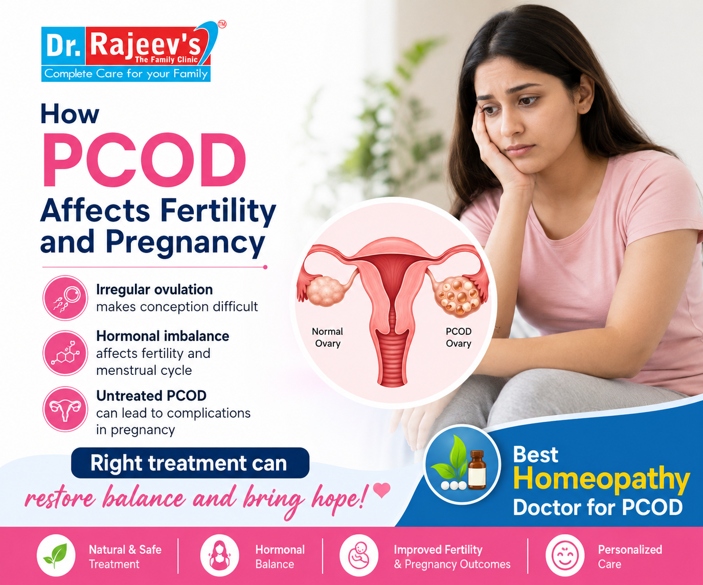 How PCOD Affects Fertility and Pregnancy | Best Homeopathy Doctor for PCOD 